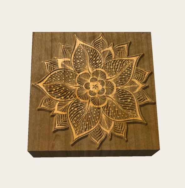 Mandalastempel aus Hartholz Mandalastempel aus Hartholz